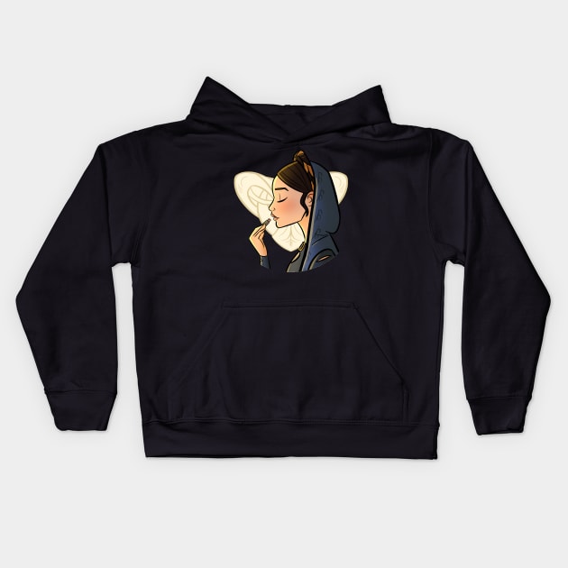 Lipstick Queen Breha Kids Hoodie by Lipstick and Lightsabers